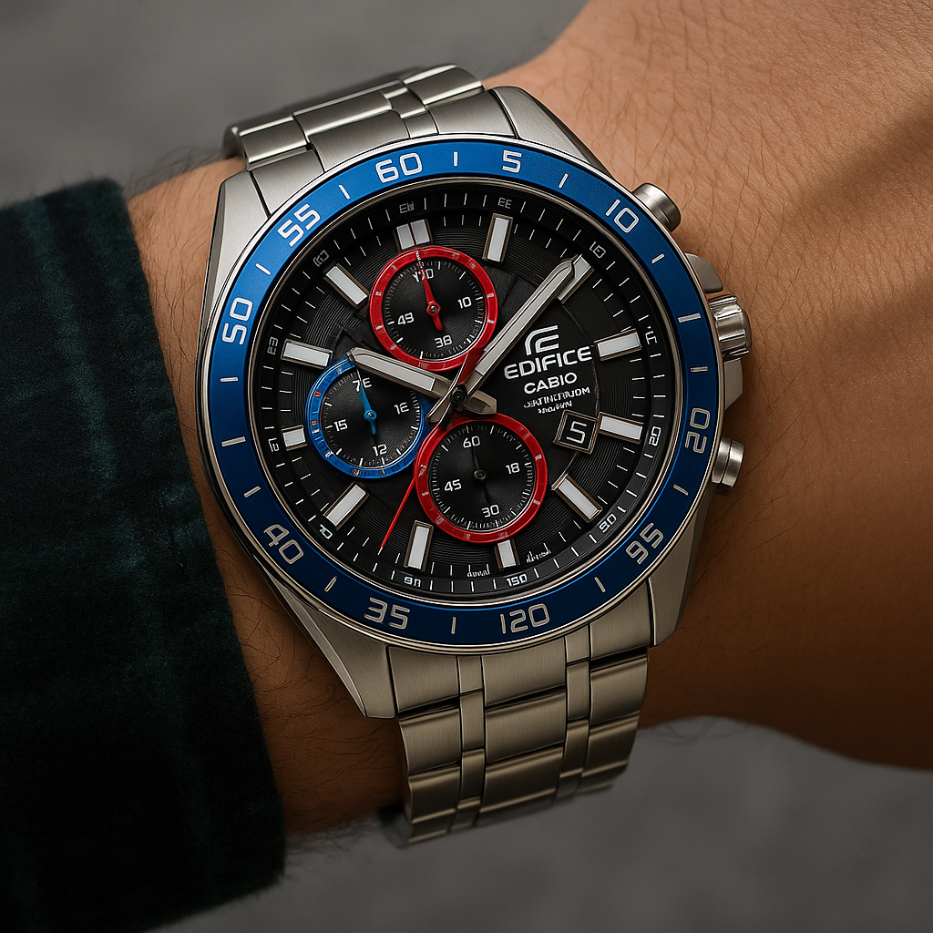 RELOJ CASIO EDIFICE CRISTAL ZAFIRO