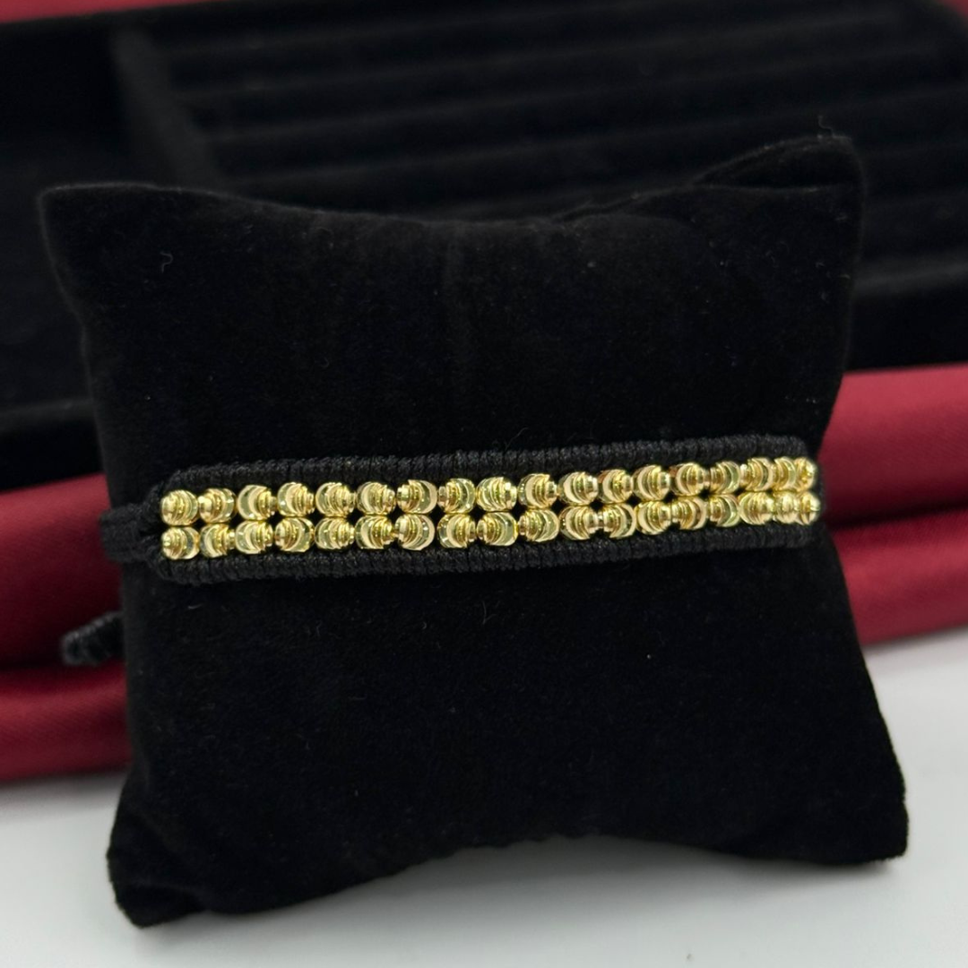 COMBO LUXURY PULSERA + ANILLO DIAMANTADOS EN ORO LAMINADO MACIZO 4G