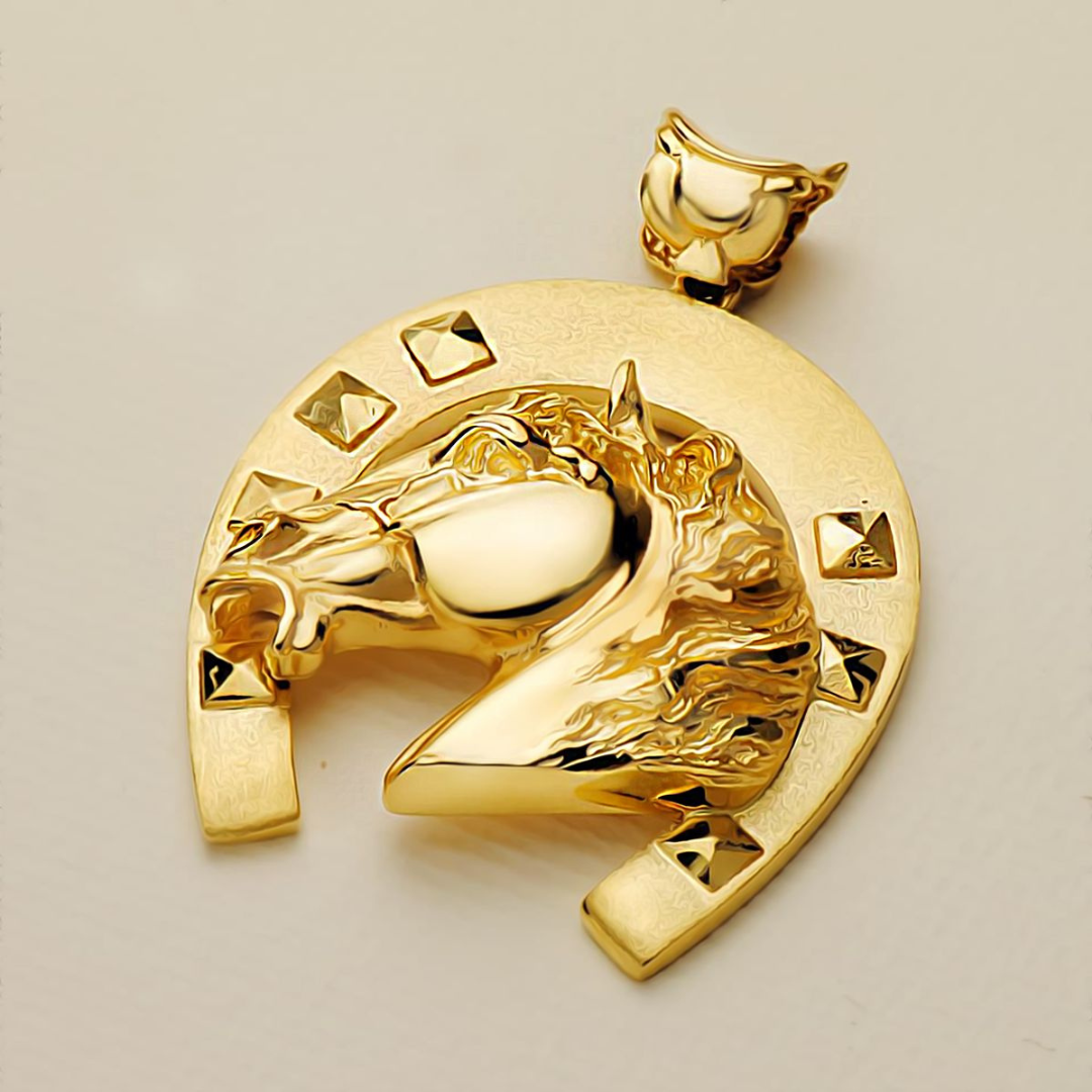 SET CABALLISTA EN ORO LAMINADO