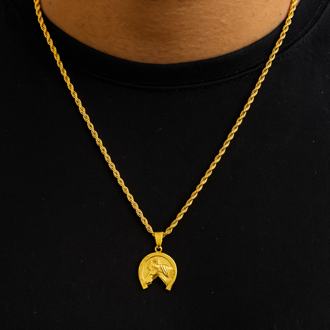 SET CABALLISTA EN ORO LAMINADO