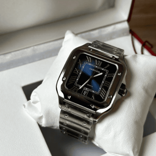 SANTOS DE CARTIER ZAFIRO EN PLATA LEY 925