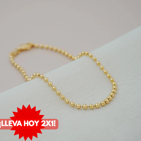 PULSERA MILITAR ORO LAMINADO OFERTA 2X1