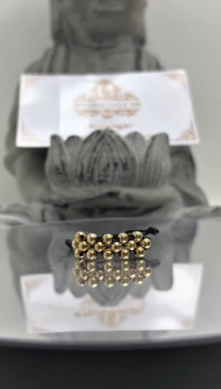 ANILLO TRES CARRILES DIAMANTADO EN ORO LAMINADO 18K
