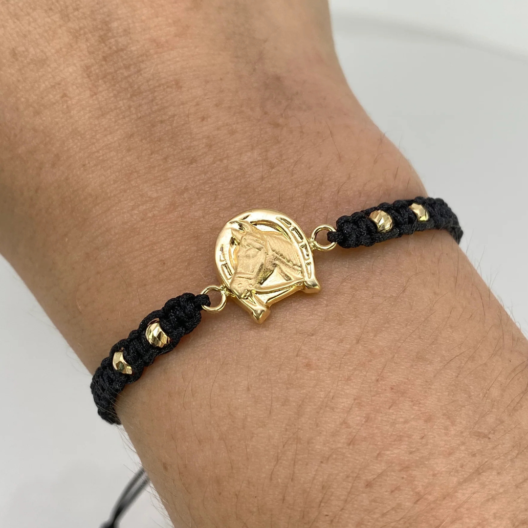 SET CABALLISTA EN ORO LAMINADO