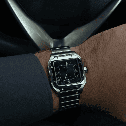 SANTOS DE CARTIER ZAFIRO  EN PLATA LEY 925