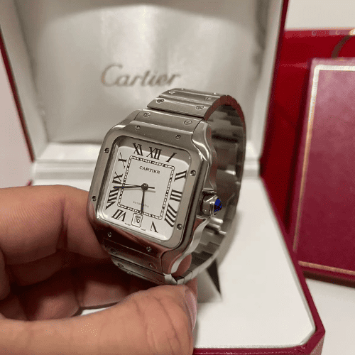SANTOS DE CARTIER EN PLATA LEY 925