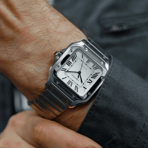 SANTOS DE CARTIER EN PLATA LEY 925